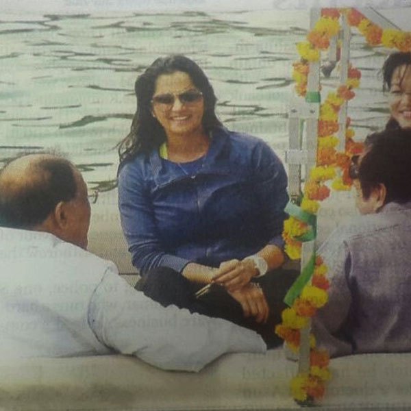TSTDC Pontoon Boat Inauguration by Sania Mirza