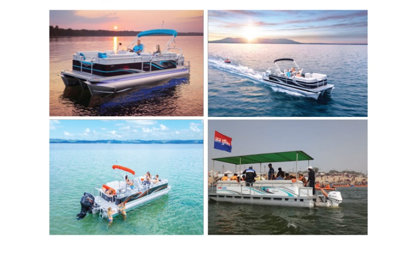 12 SEATER EXCURSION TRIPLE PONTOON BOAT