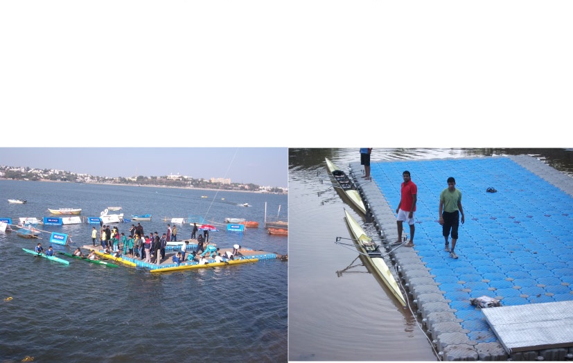 Half-Float Low-Profile Launch Docks