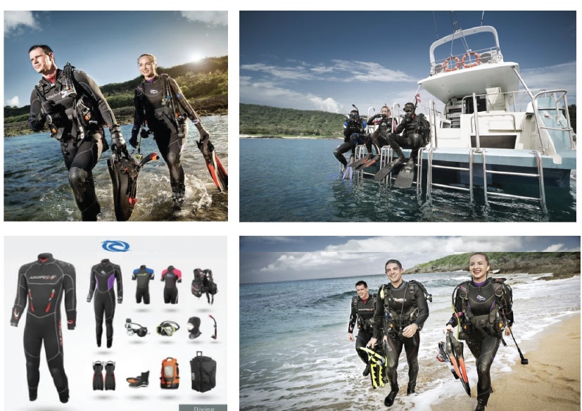 COMPLETE DIVING SET